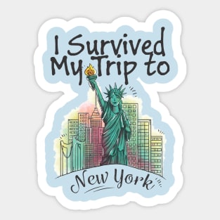 New York! NYC - The Big Apple! Sticker